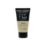 Maybelline Fit Me Matte + Poreless Foundation 118 Nude 30ml