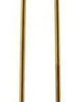 Horquilla Beter Invisible 12ud Bronze 60mm