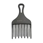 Eurostil Peine Ahuecador Doble Pua Grande Negro Negro 1un